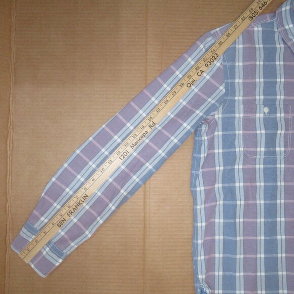 Gap 1969 Eaton Plaid Button-Up Shirt | Size L - Picture 5 of 9
